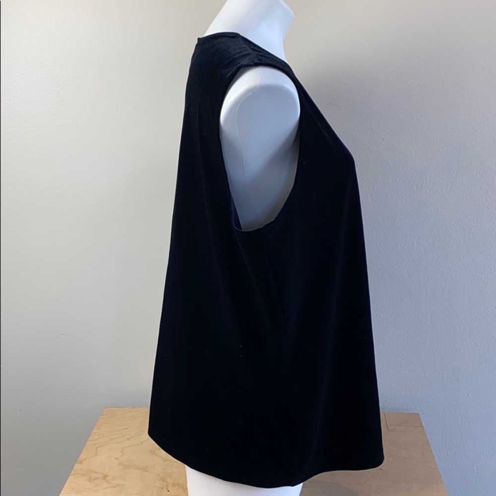 Velvet Rhinestone Tank Top - Picture 9 of 12